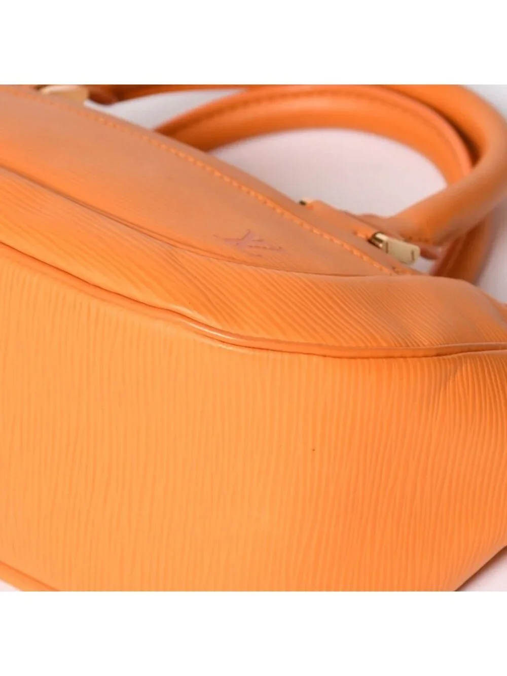 Louis Vuitton Dhanura PM 2-Way Bag Epi Leather Mandarin Orange Gold